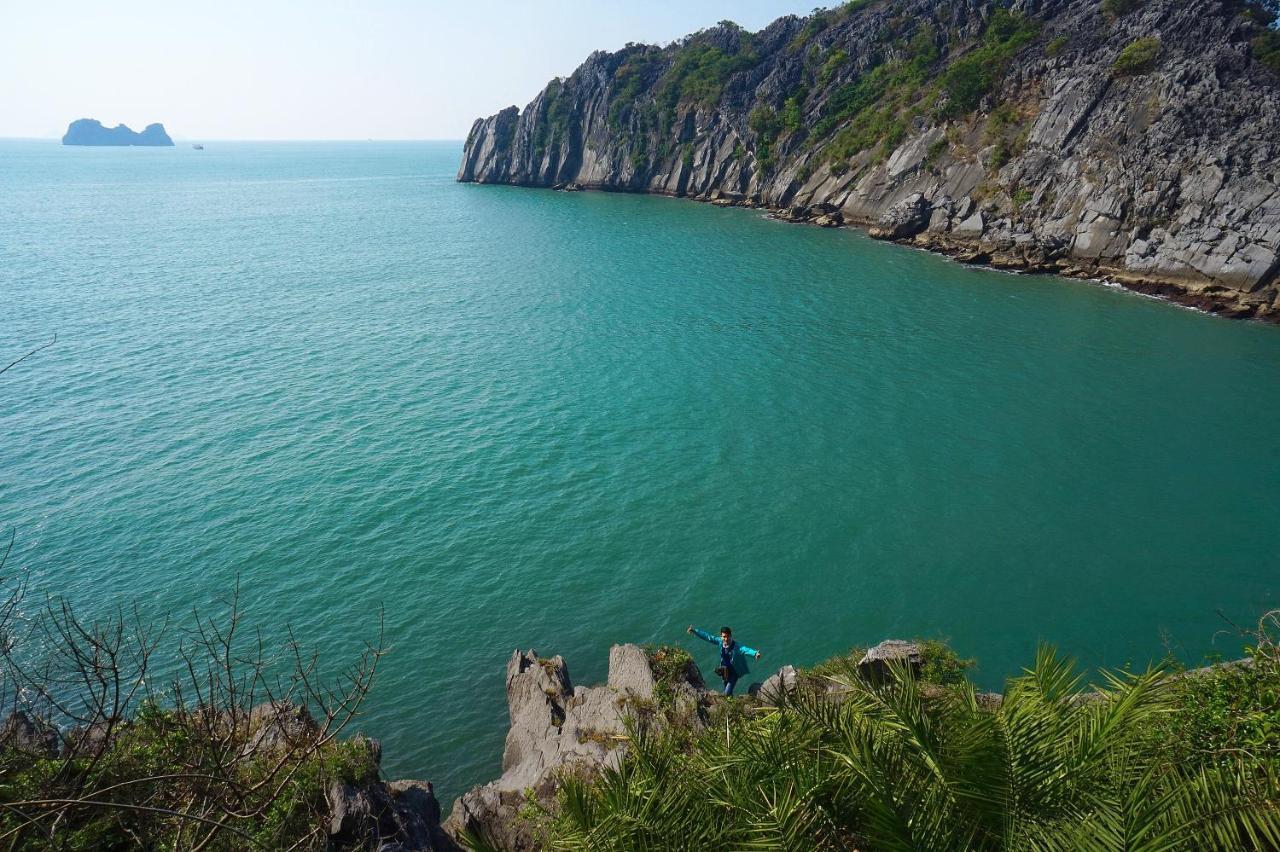 Gieng Ngoc Sea Moutain View Cat Ba Hotel Dong Khe Sau Exterior photo